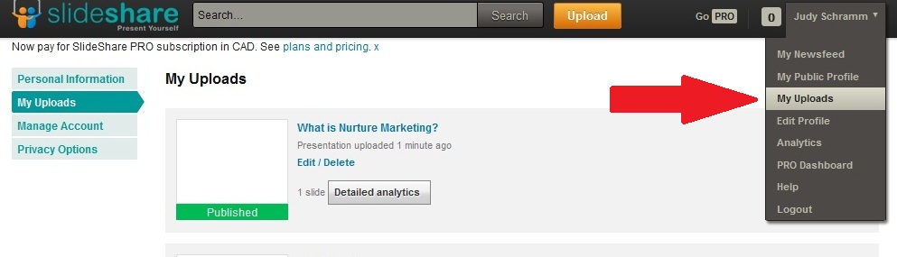 Slideshare add video to LinkedIn profile