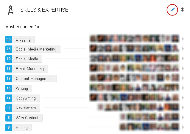 Endorsements on LinkedIn