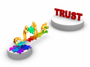 building trust online caring