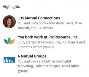 linkedin profile example