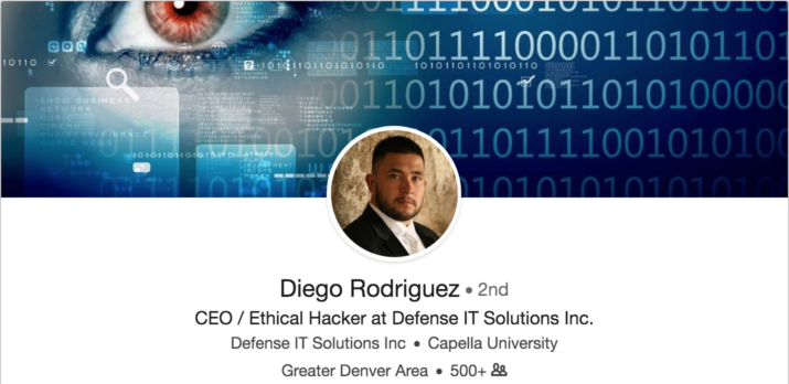 Diego Rodriguez, Chief Information Security Officer at Defense IT Solutions