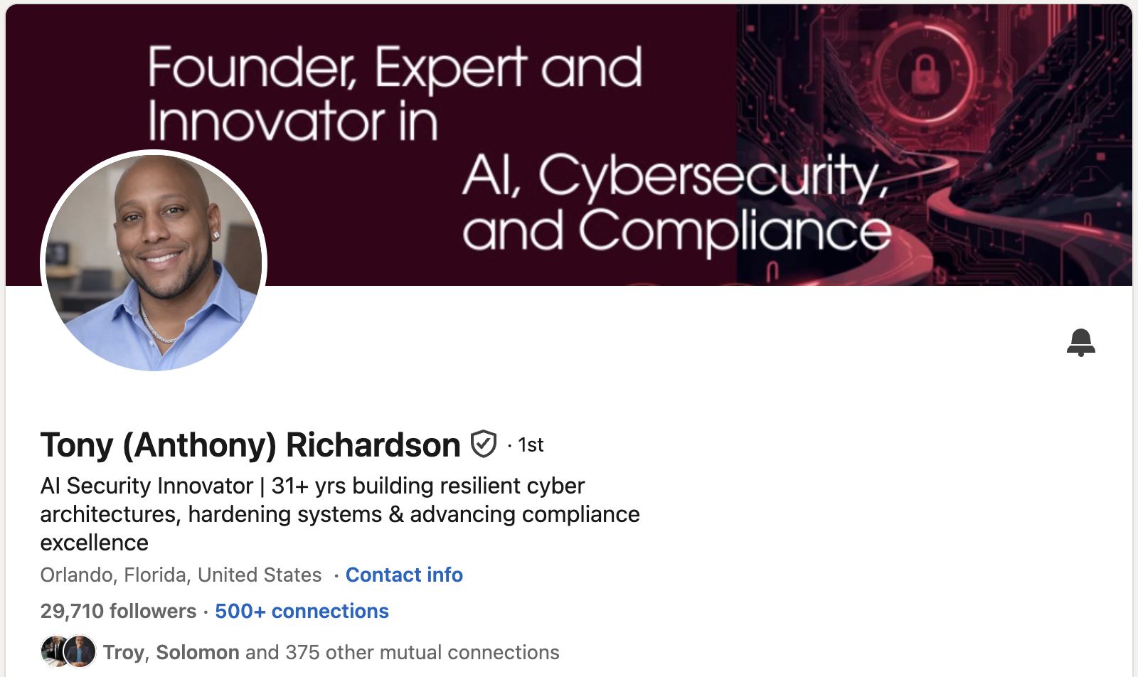 tony richardson, founder and ceo ProAct Cyber