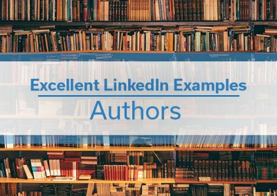 Excellent Examples: Authors on LinkedIn