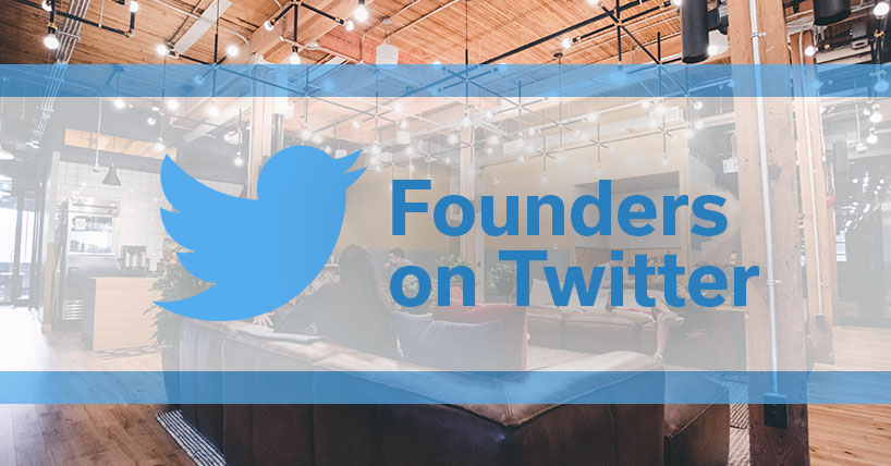 Excellent Twitter Examples: Founders