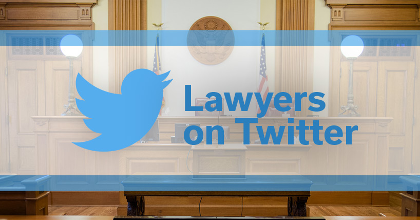 Excellent Twitter Examples: Lawyers