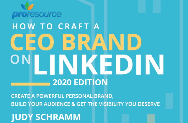 Book cover - How to craft a CEO Brank on LinkedIn 2020 Edition