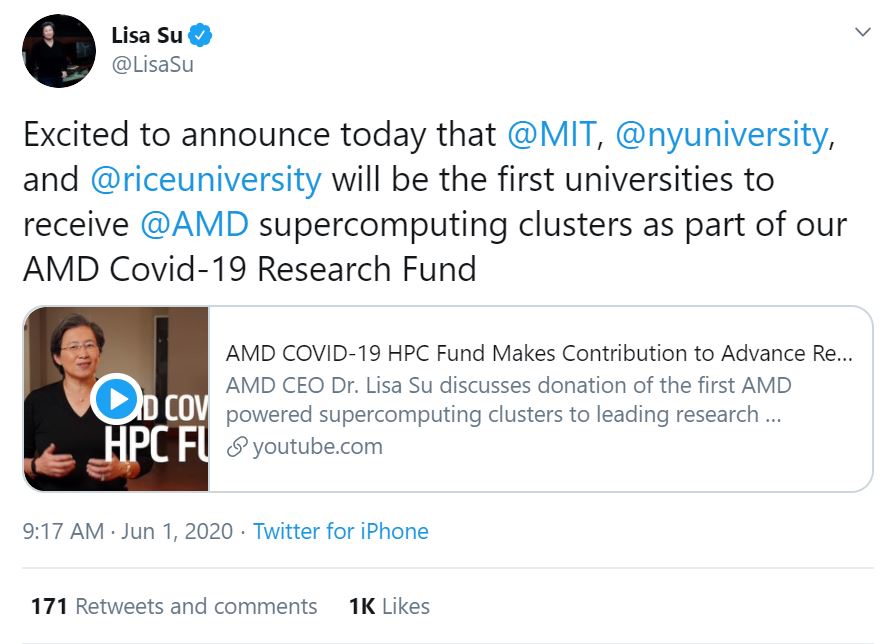 Lisa Su LinkedIn