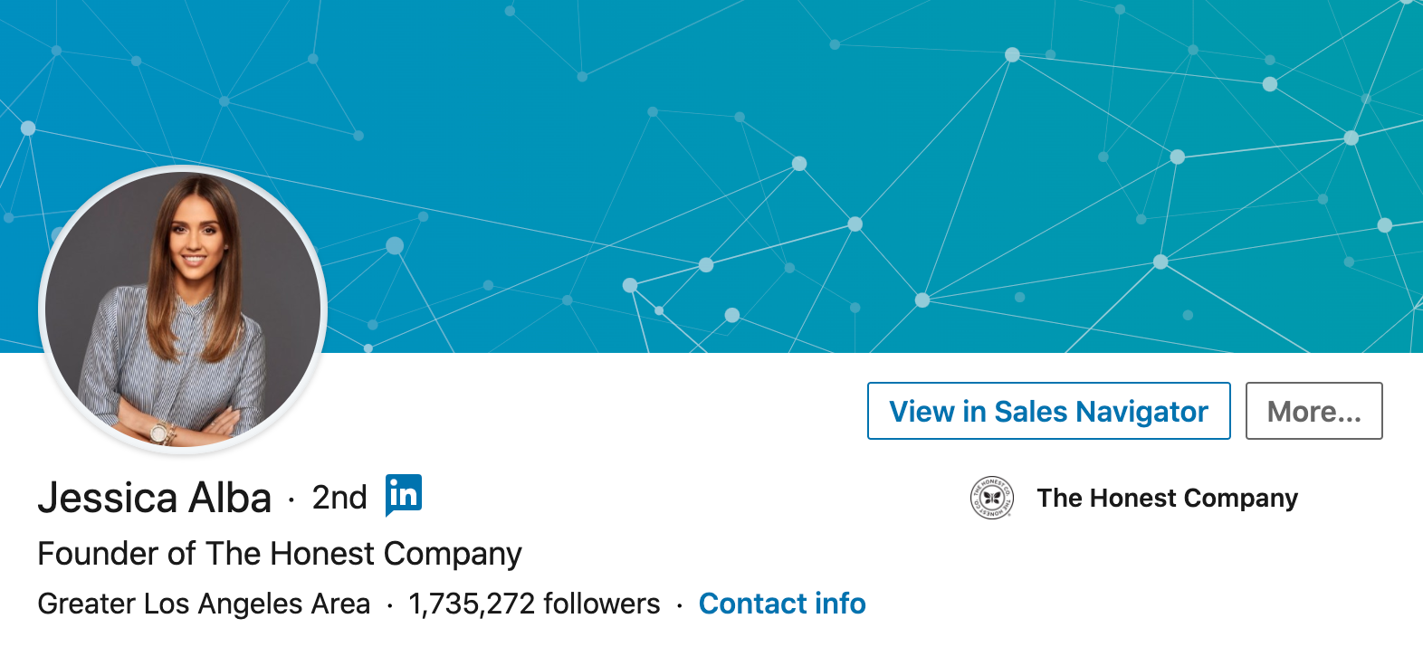 Celebs w linkedin profikes