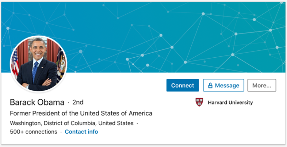 Barack Obama linkedin