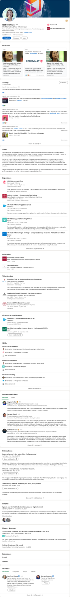 Isabelle Guis LinkedIn profile
