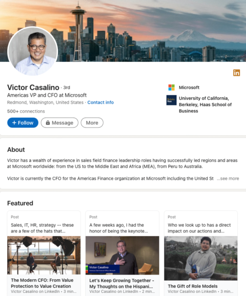 Excellent LinkedIn Profiles for CFOs - ProResource