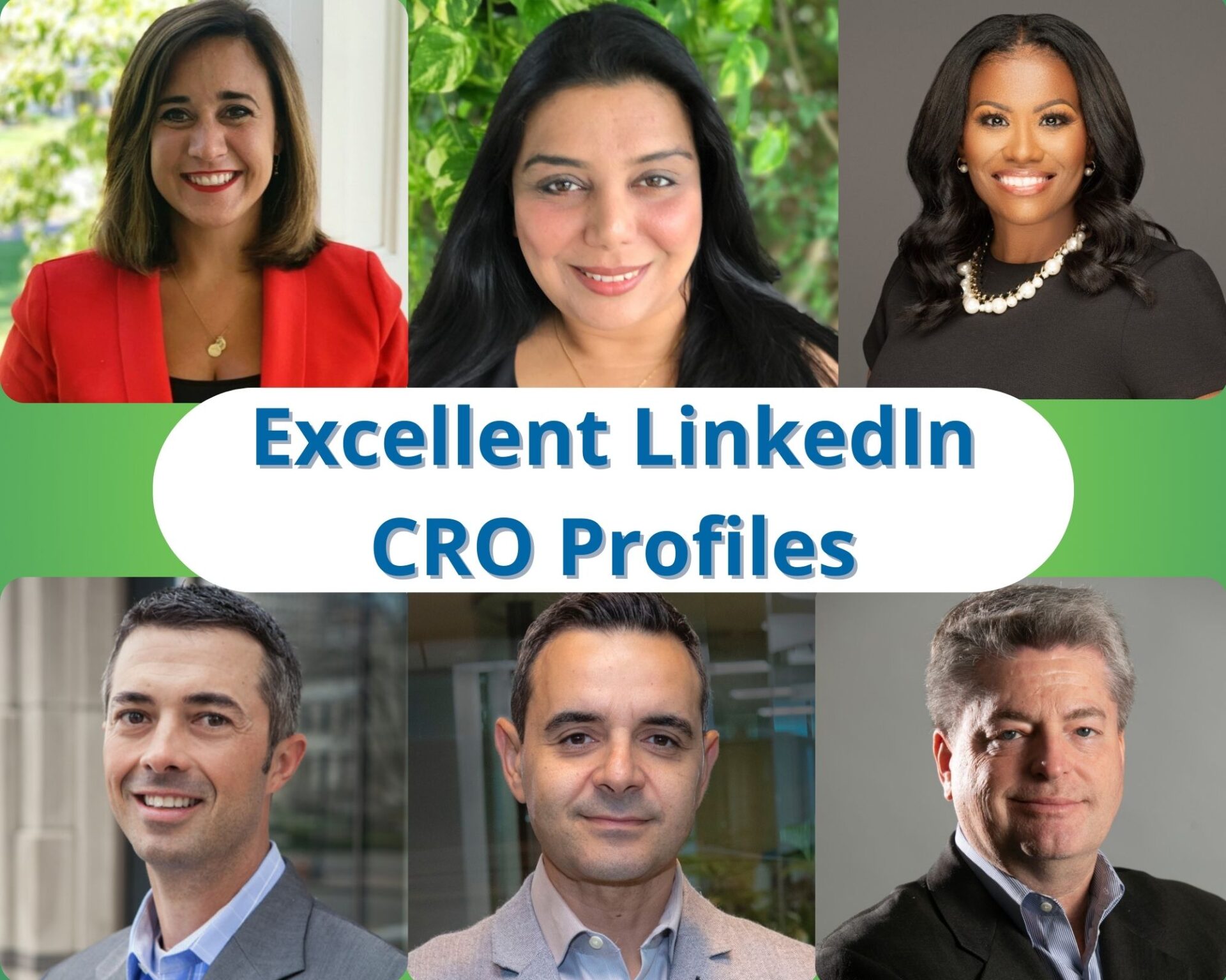 Excellent CROs on LinkedIn
