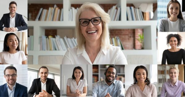 a thought leader leading an online conference