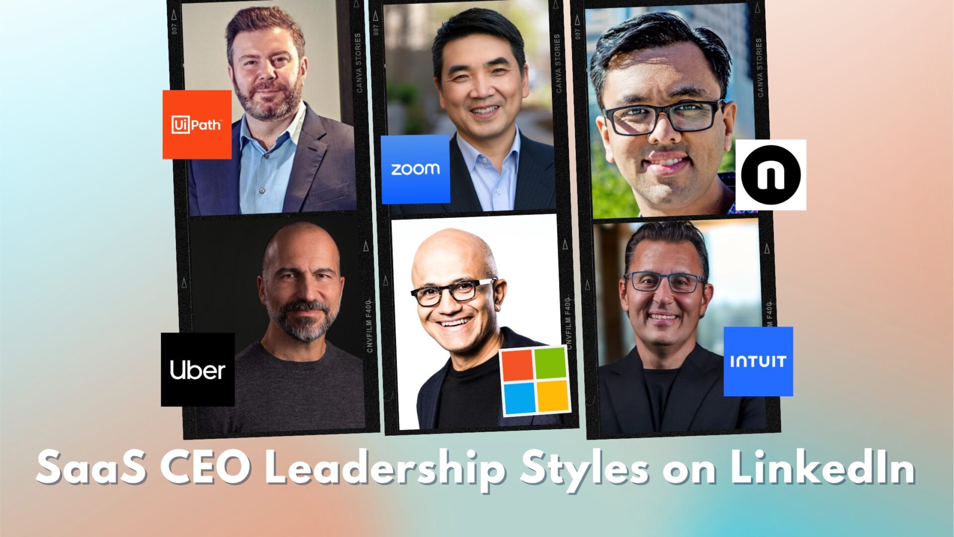 SaaS CEO leadership style on linkedin cover image