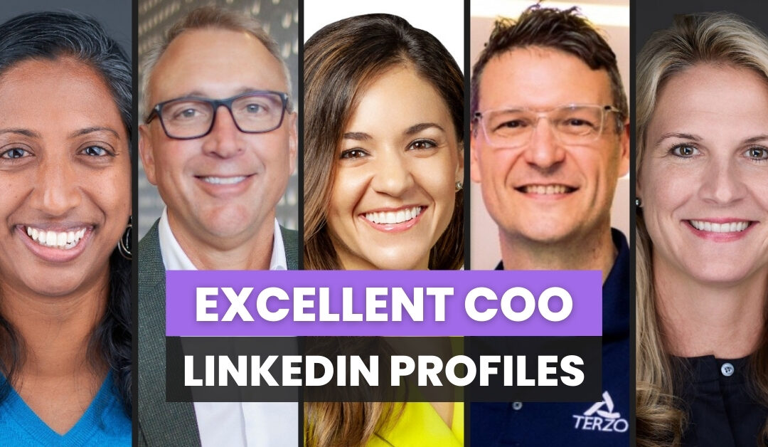 Excellent LinkedIn COO Profiles