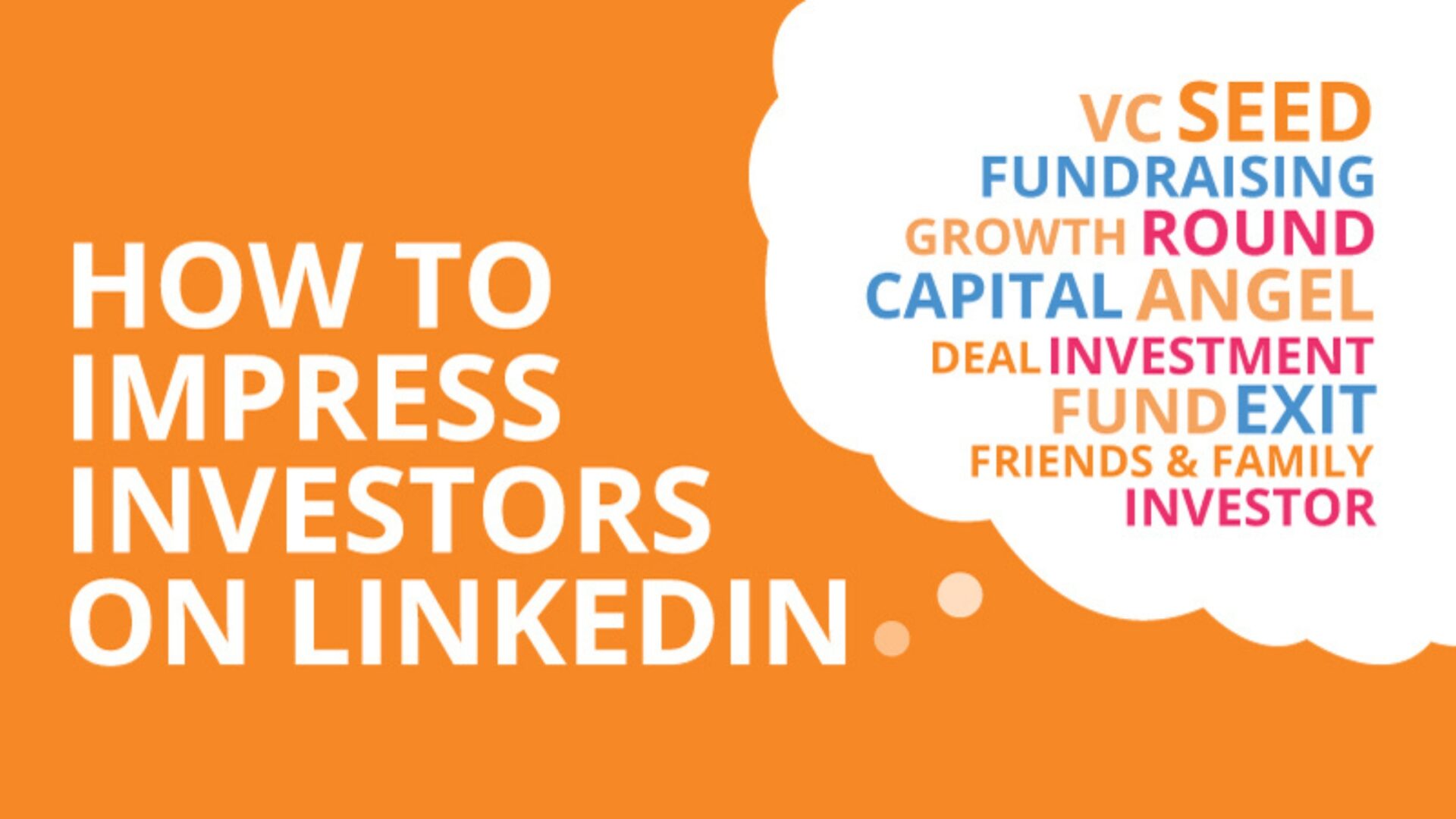how to impress investors on linkedin blog cover image