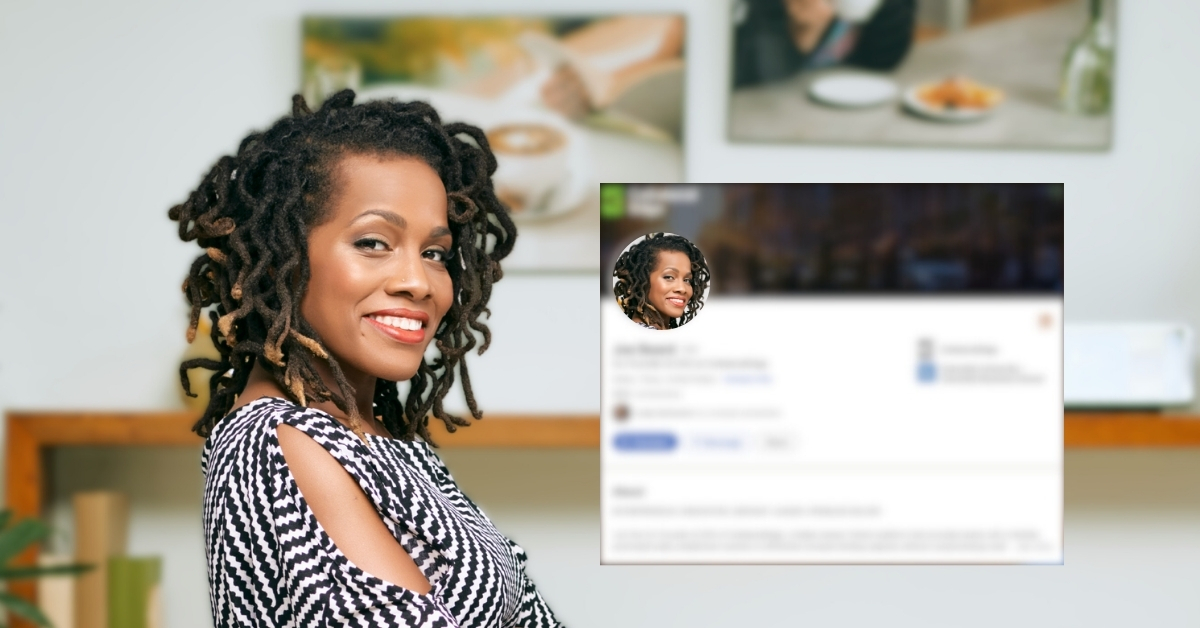 linkedin profile optimization a female executive with an optimized linkedin profile