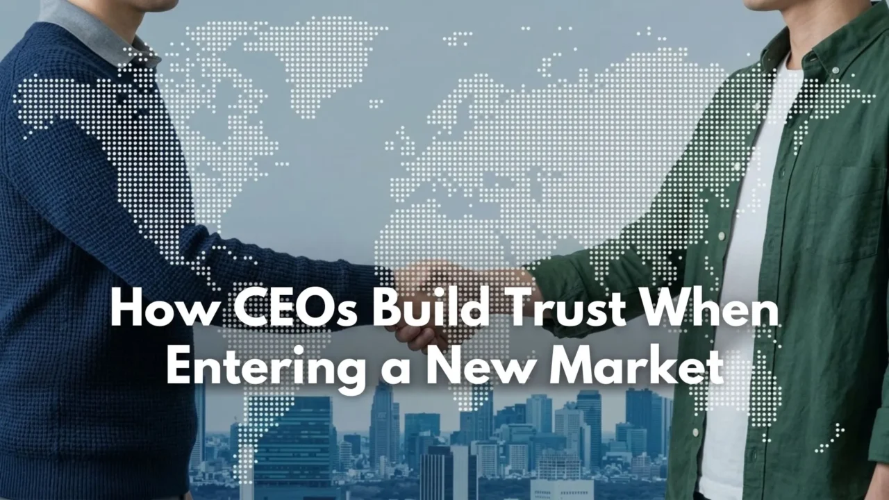 How CEOs Build Trust When Entering a New Market